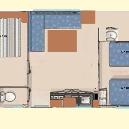 Camping Mobil Avec Terrasse, 2 A - Api-1-52-1223